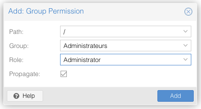 proxmox-group-permission